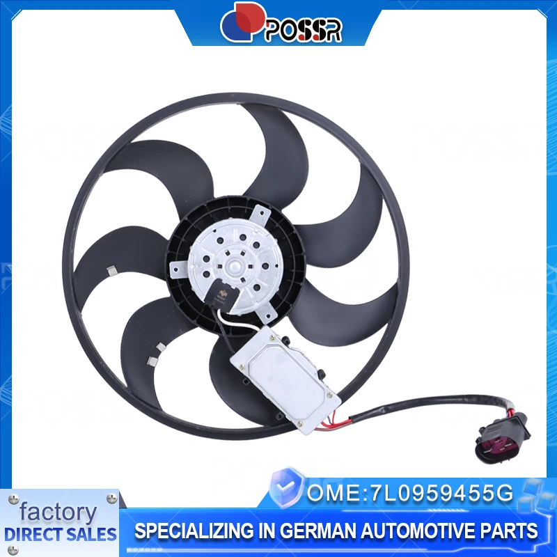 7L0959455G Automotive parts cooling electronic fan for Audi Q7 Volkswagen Touareg 7L0959455D 7L0959455A