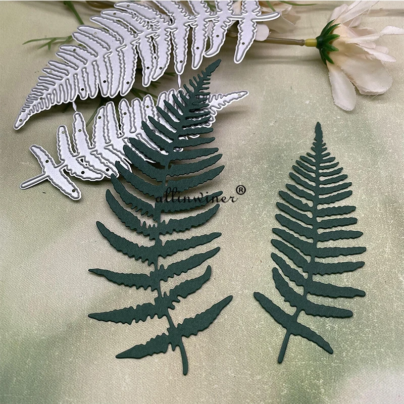 Fern leaves Metal Cutting Dies Stencils Die Cut for DIY Scrapbooking Album Paper Card Embossing