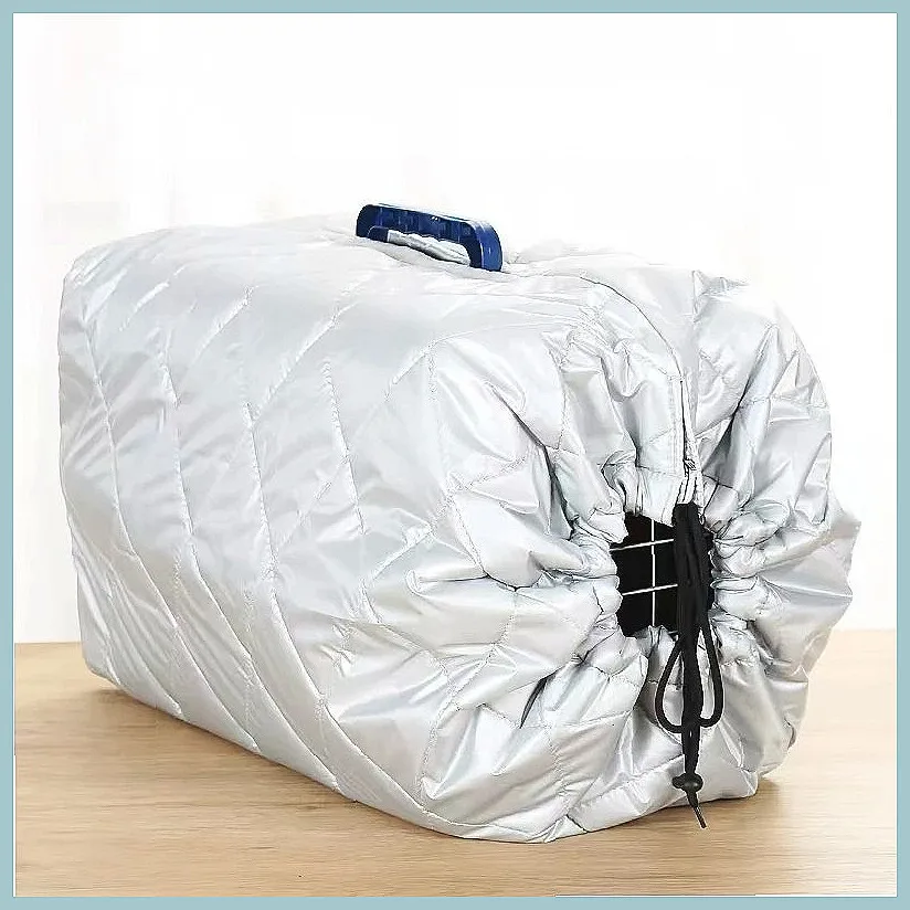 Thickened Windproof Rainproof Pet Carrier Cover, Insulated Travel Crate Jacket for Cats & Dogs, Multiple Sizes