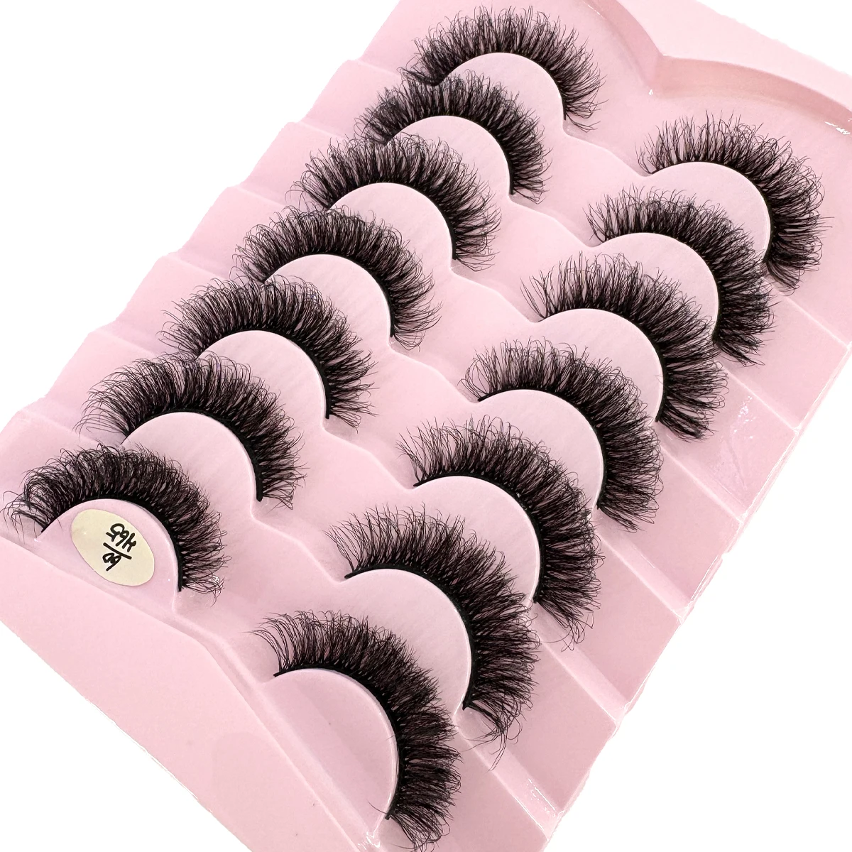 HBZGTLAD 7 Paar Wimpern 3D Nerzwimpern Dick & Flauschig Weiche Wimpernverlängerung Natürliche Falsche Wimpern Make-up Nerzwimpern – Detail 7