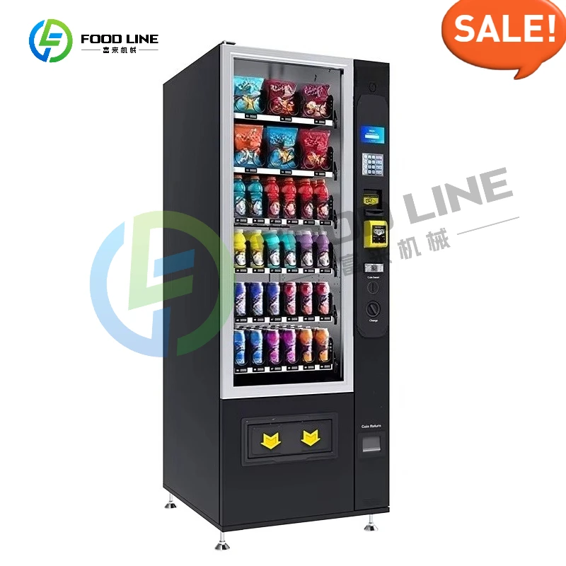 

High Capacity Snacks Drinks Vending Machine Secure Lock System User Friendly Interface Wholesale Price