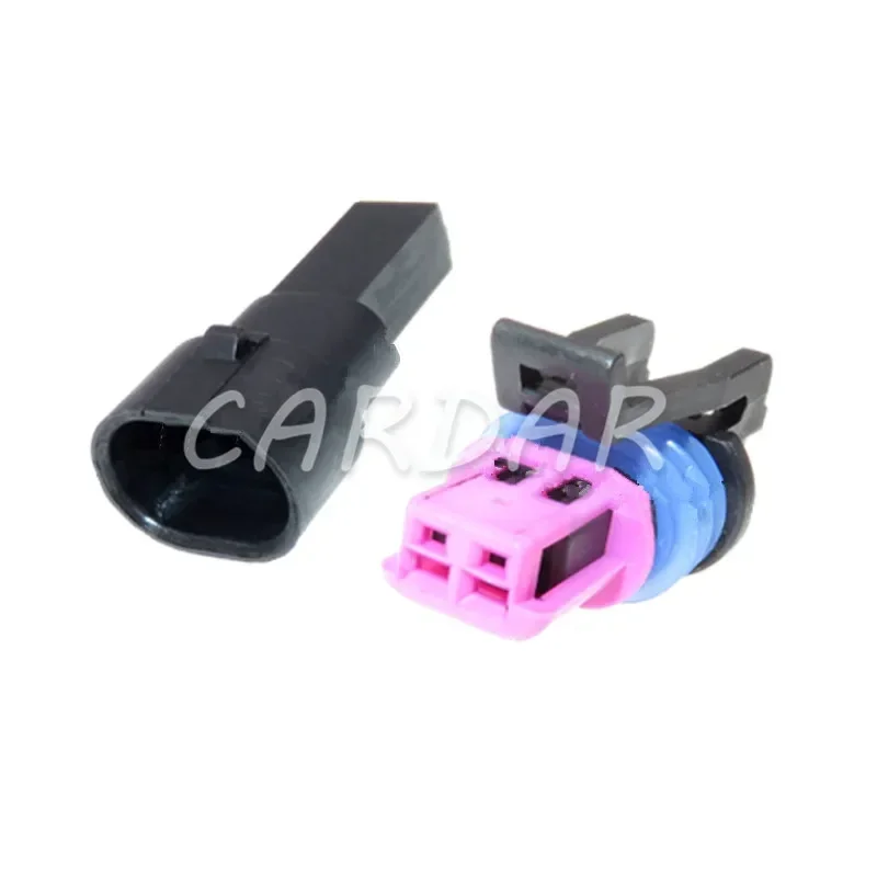 1 Set 15449028 LS ECT 2 Pin Automotive Connector AC Assembly 15449028-1 Auto Socket For BUICK