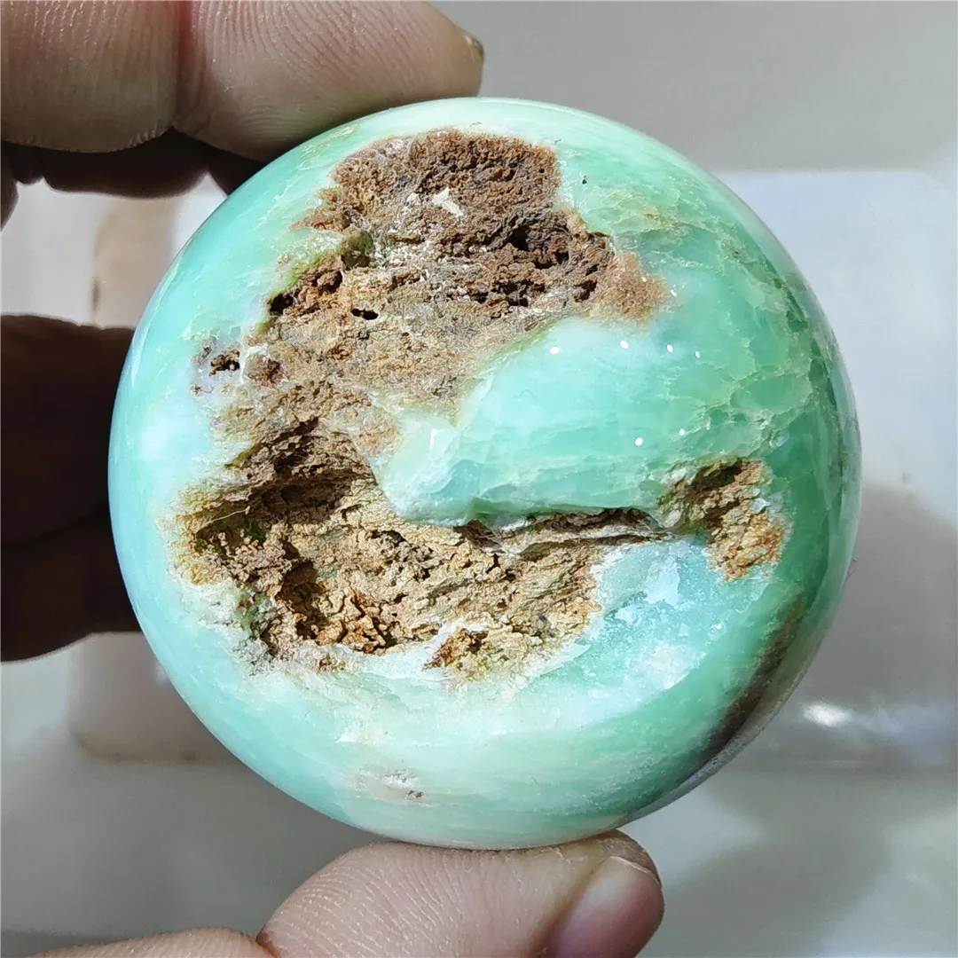5-7cm Real GENUINE Gemstones Sphere Natural Chrysoprase Australian Jade Ball Crystals Mineral Rocks Precious Stones Decor 2025