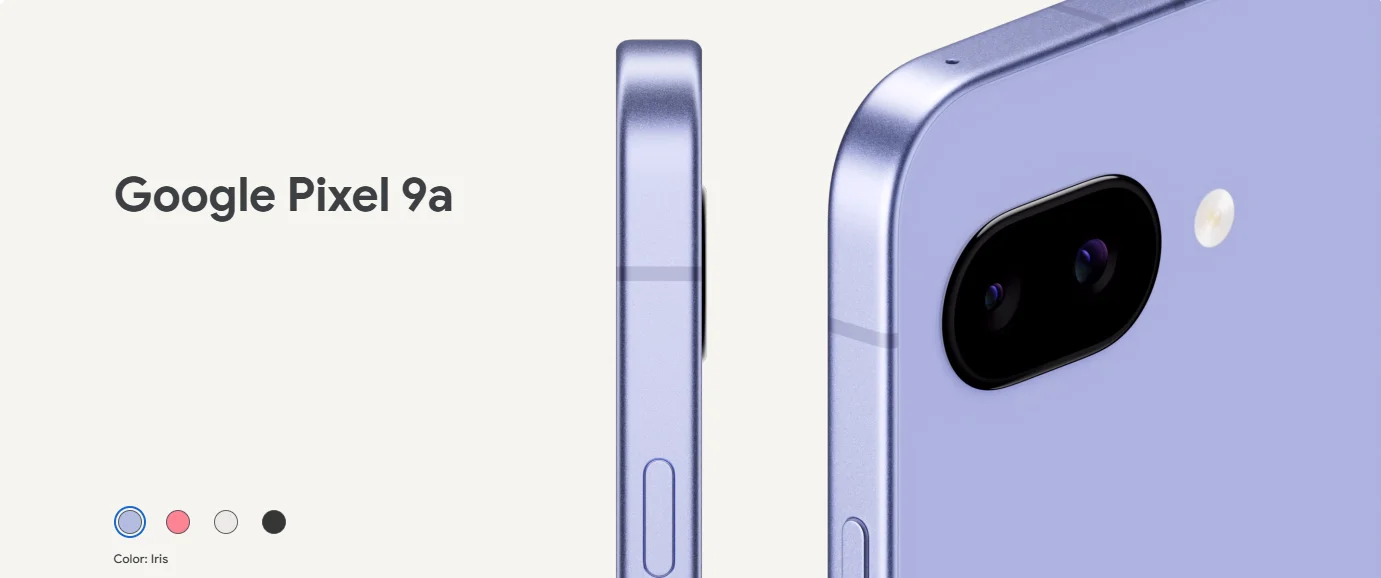Global Version Google Pixel 9a 5G Smartphone Google Tensor G4 6.3inches 120Hz Actua display 5100mAh Battery 48MP Rear Camera NFC