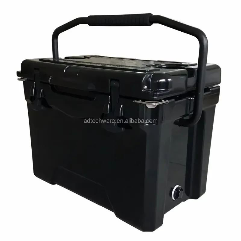 Portable Camping Cooler Box Large Capacity Ice Chest for Outdoor Fishing Picnic Travel Keep Food Fresh Durable Plastic