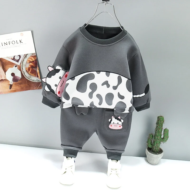 New Spring Autumn Fashion Baby Boys Clothes Children Cute Girls T-Shirt Pants 2Pcs/Sets Toddler Casual Costume Kids Tracksuits