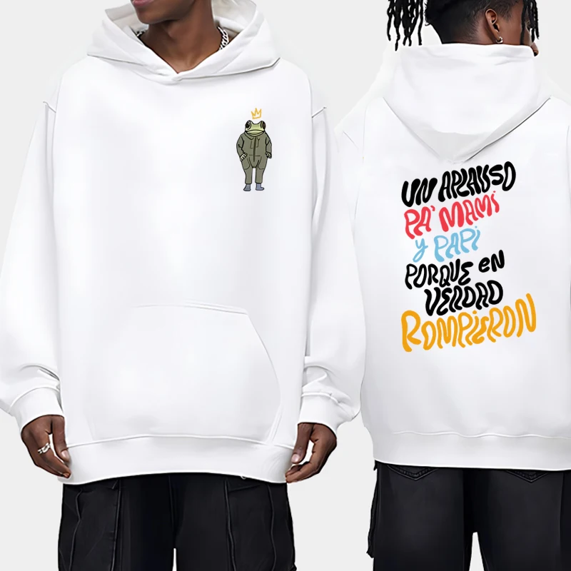 

Bad Bunny Debi Tirar Mas Fotos New Album Tour 2026 Graphic Hoodie Unisex harajuku fashion Sweatshirt Men women Fleece pullover