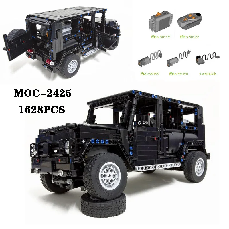 

Classic building block MOC-2425 off-road vehicle high difficulty splicing toy 1628PCS adult and children's toy birthday gift