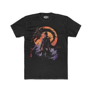 Solo Leveling Anime Tee - Dark Summoner Silhouette with Moon