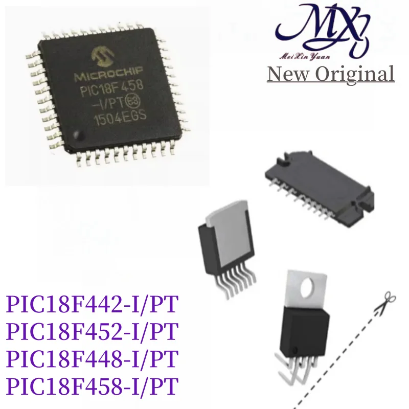 MXY PIC18F442-I/PT PIC18F452-I PT PIC18F448-I PT PIC18F458-I PIC18F442 PIC18F448 PIC18F452 PIC18F458 PIC18F PIC18 PIC MCU Chip