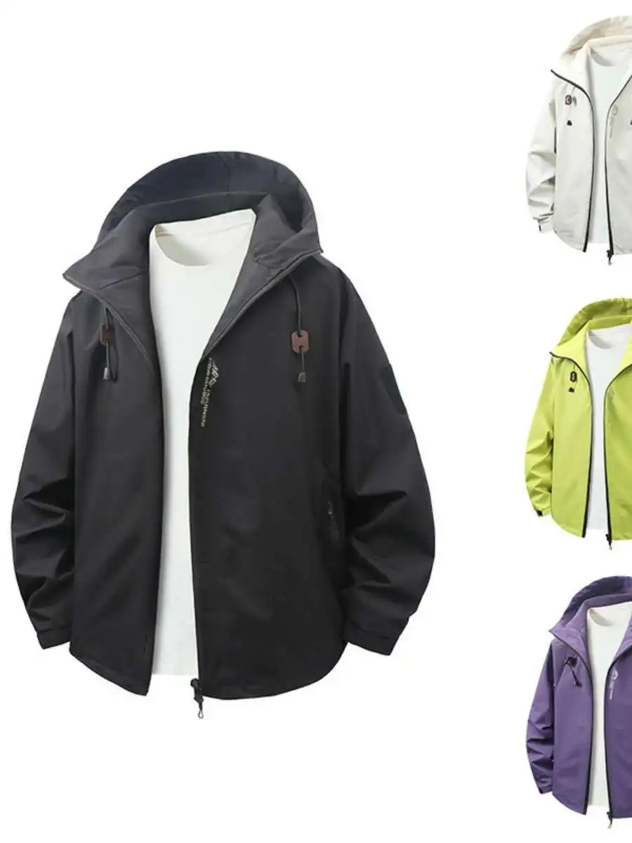 

Новая американская уличная ветрозащитная водонепроницаемая куртка для альпинизма, парная модель, мужская куртка, осенняя утепленная куртка из полиуретана, детская...