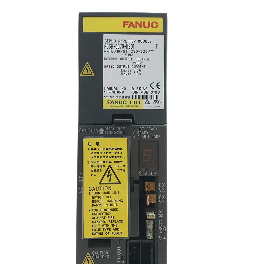 

Original Fanuc servo driver A06B-6079-H201 fanuc servo amplifier for A06B-6079-H201