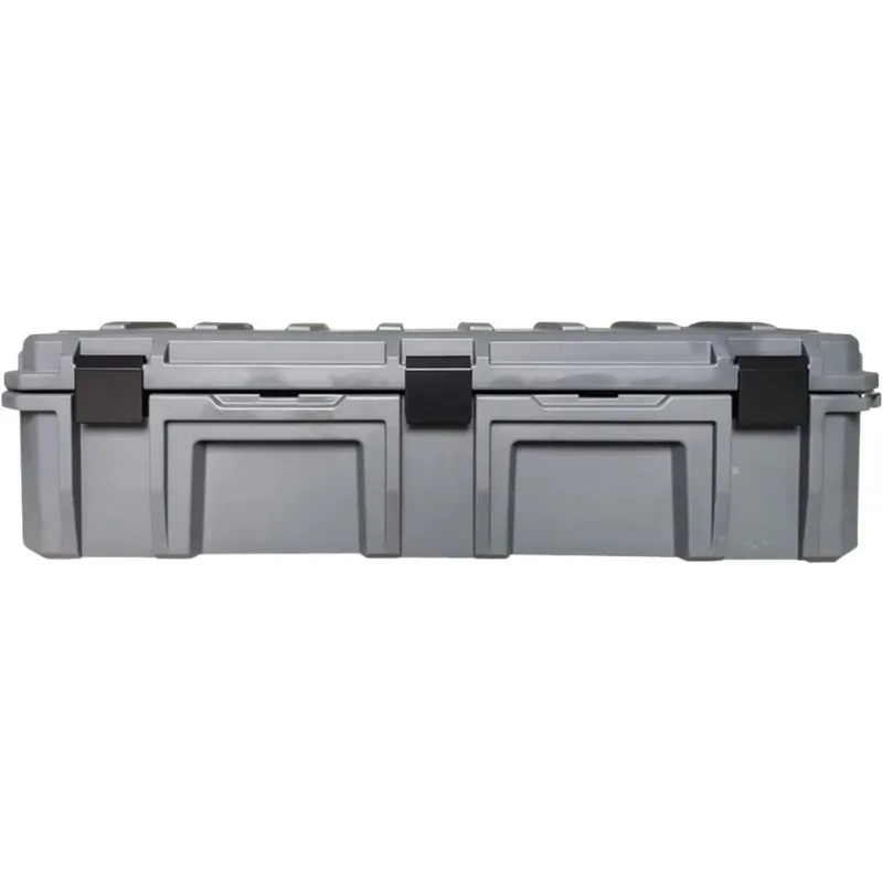 

Сухой ящик QT со сливом и открывалкой для бутылок Водонепроницаемый футляр для хранения Сверхмощные защелки Темно-серый