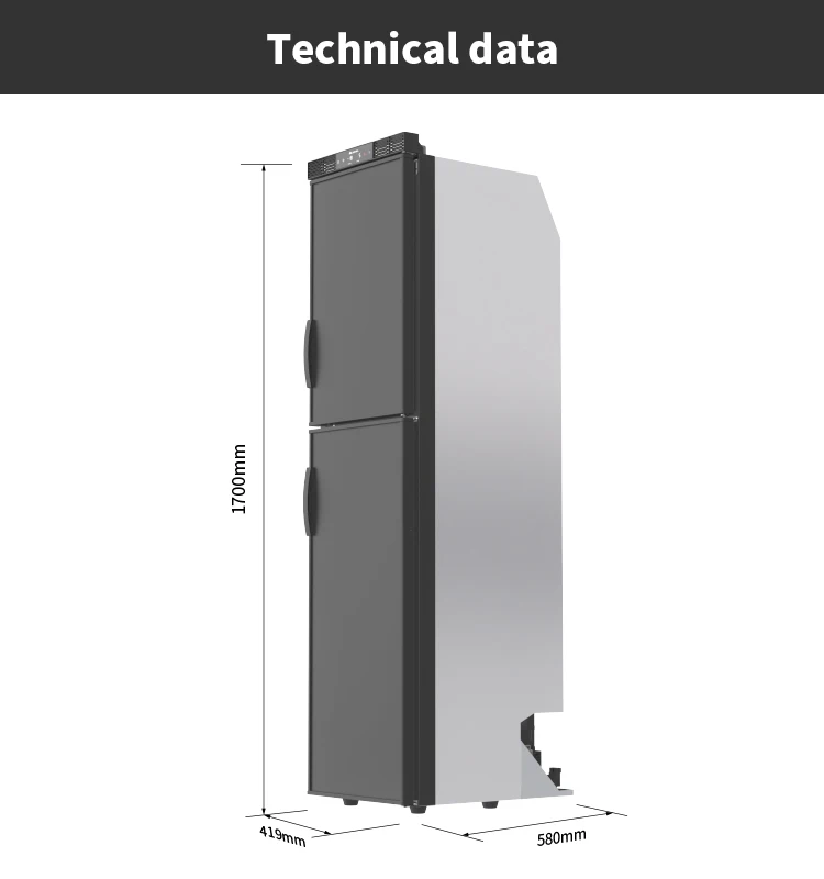 Melhorando o conforto RV Life DC 12V/24V Compressor Motorhome Geladeira Camper Van Freezer para RV Store Comida Fresca