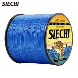 SIECHI X4 Braided Fishing Line 4 Strands 1000M 500M 300M Multifilament PE Line Super Strong 8-80LB Carp Lines Japan Wire