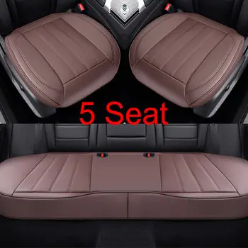 適用於賓士所有車型 E-Class W210 W212 W213 C207 C238 的全覆蓋 PU 皮革汽車座椅套墊,汽車配件 8 最佳銷售 賓士E級真皮座椅套 - №6