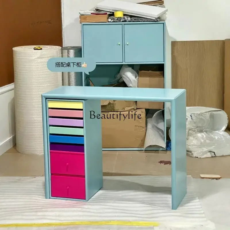 

56*Dopamine dresser chest cabinet makeup table jewelry storage cabinet