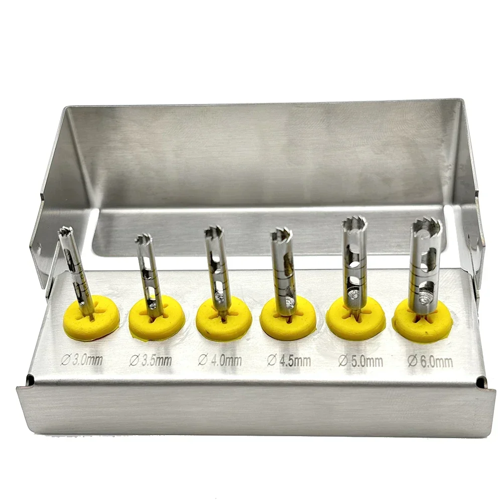 

Kit Dental Instruments Drills Kit Implant Long Trephine Bur Drills Surgical Instruments Dentist Lab Material Tools
