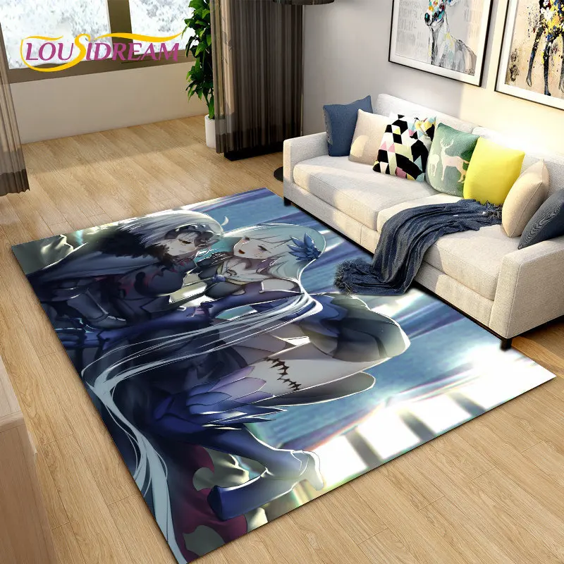 Game Gamer Fire Emblem Series  Area Rug,Carpet Rug for Living Room Bedroom Sofa Doormat Decoration, Kids Play Non-slip Floor Mat