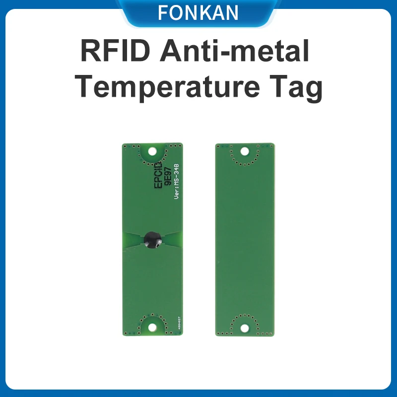 10pcs UHF RFID tag Fully Passive Temperature Sensor Tag For cold chain logistics