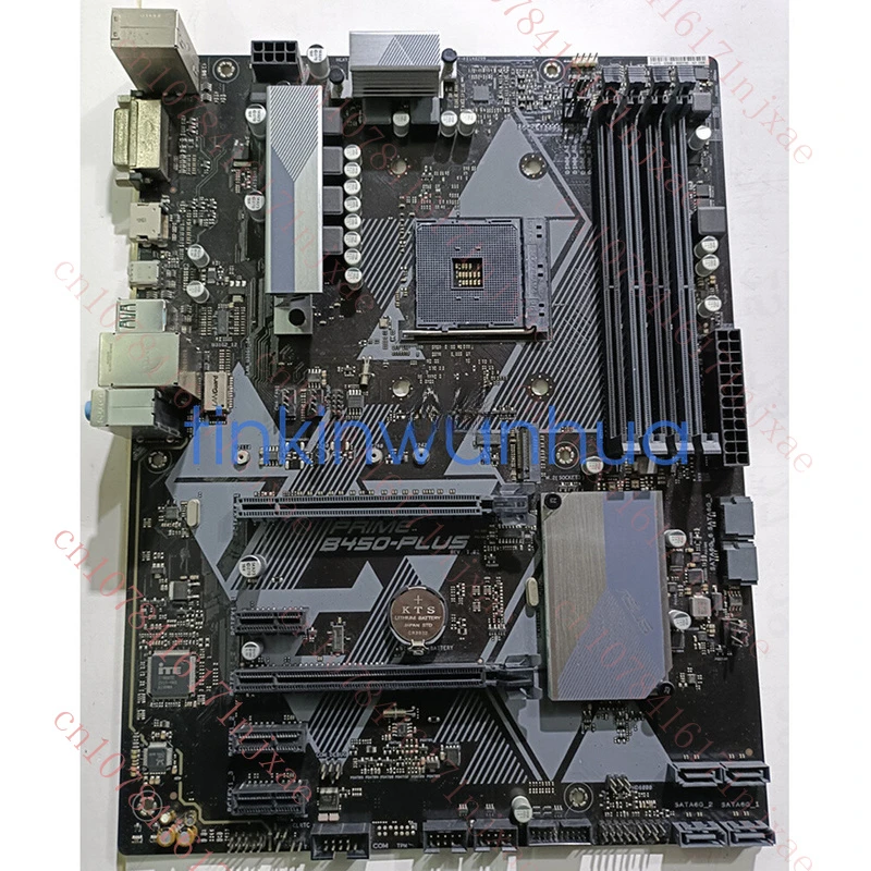 

used For ASUS PRIME B450-PLUS Motherboard Socket AM4 DDR4 DVI+HDMI ATX.