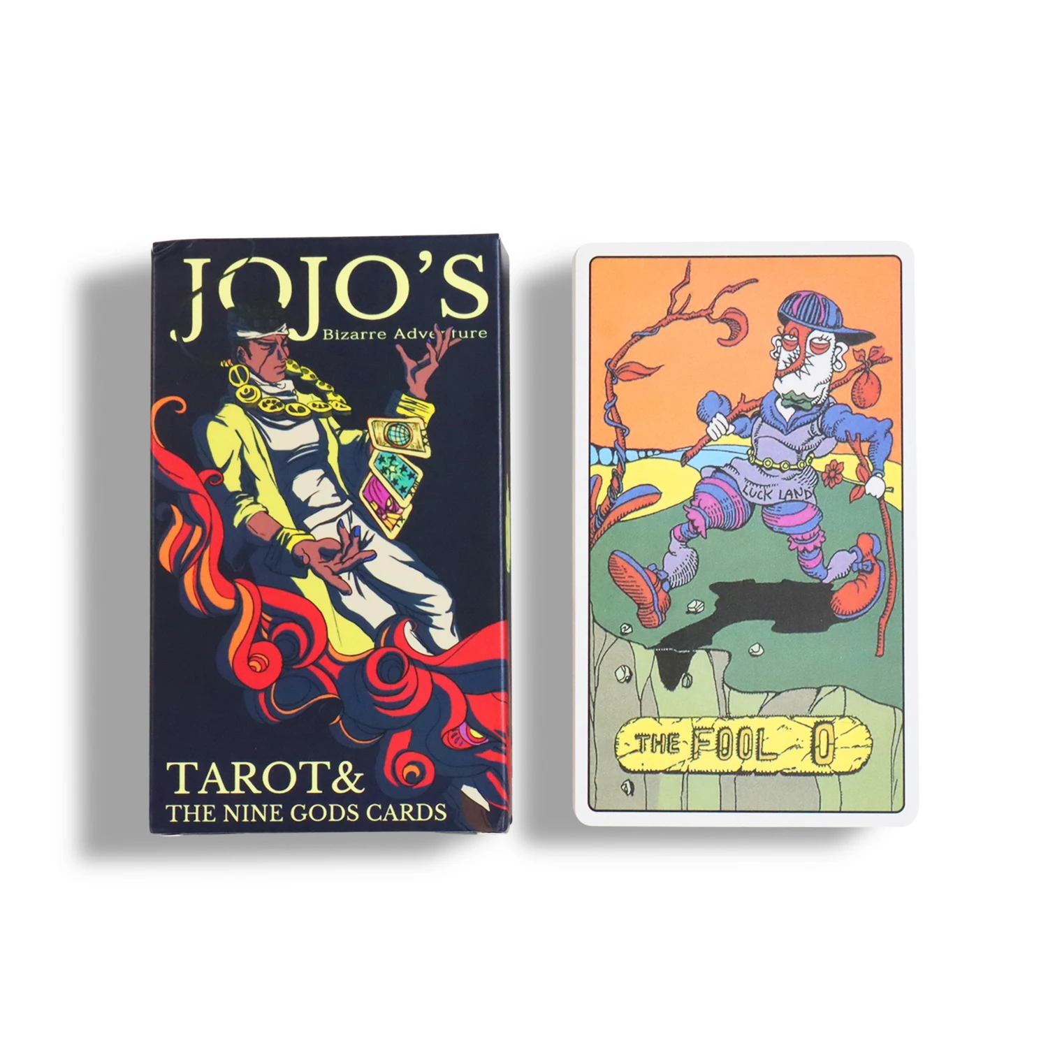 jojo-aventura-bizarra-stardust-cruzadas-grand-akana-deuses-reais-53-prop-jojo-taro-cartas-jogos-de-tabuleiro-oracle-mangas-playmat