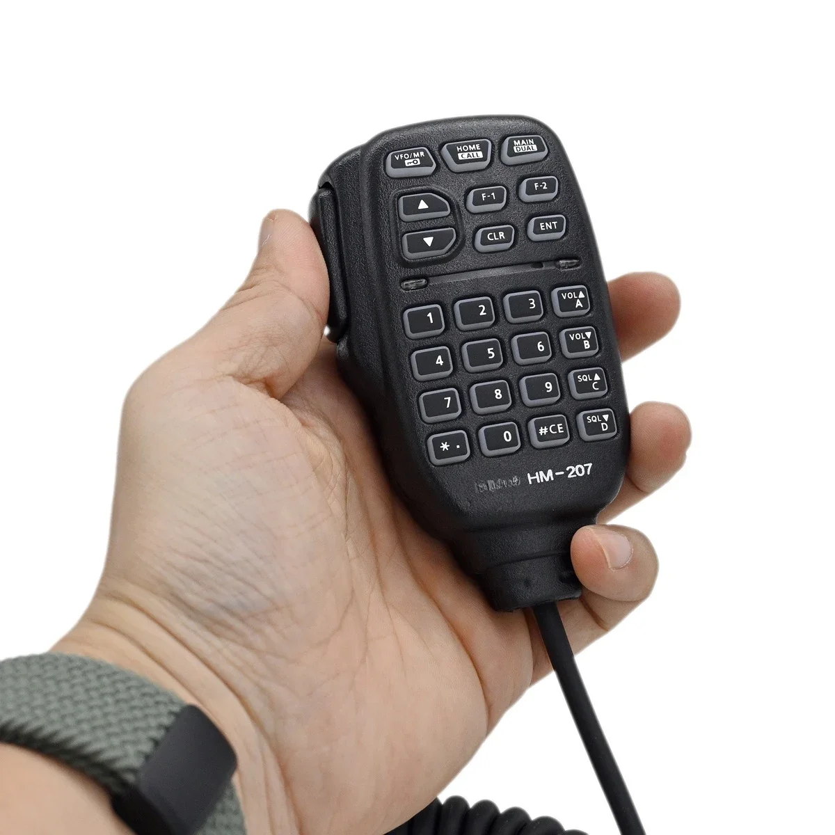 HM207 Remote Control Microphone Keyboard for ICOM IC2730E 2730A ID-5100A 5100E Mobile Radio RJ45 8 Pin Modular Speaker PTT Mic