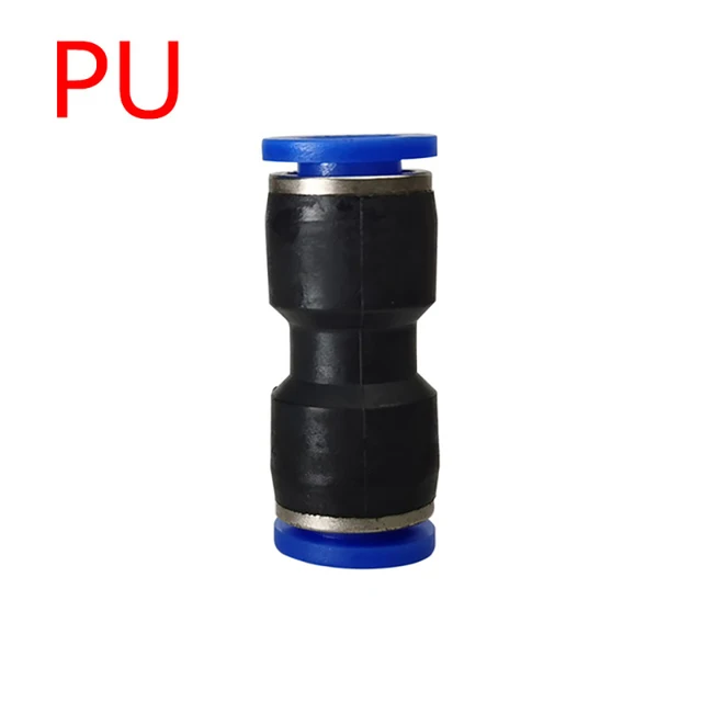 1PCS Pneumatic Fitting Pipe Connector Tube Air Quick Fittings Water Push In Hose Couping 4mm 6mm 8mm 10mm 12mm 14mm PU PY PK