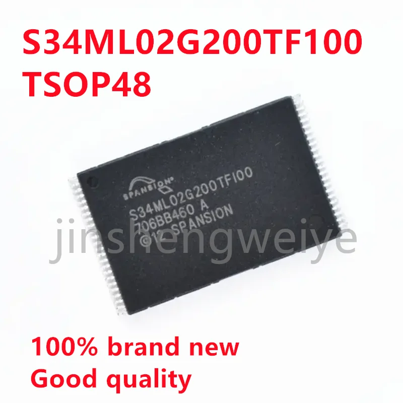 

1~10PCS S34ML02G200TF100 S34ML02G200TFI000 256MB NAND FLASH TSOP48 Flash Chip IC 100% brand new and original in stock