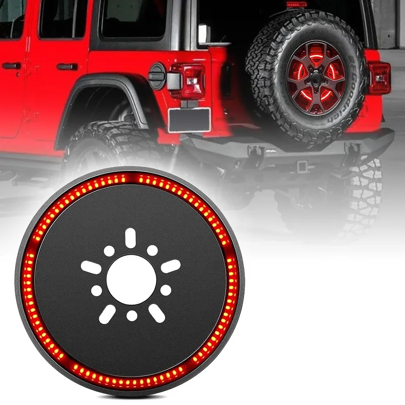 

Spare Tire Brake Light 3rd LED Rear Wheel Lights Third Tail Lamp for Jeep Wrangler JK 2007-2018 High Mount Stop 3rd Tail Light