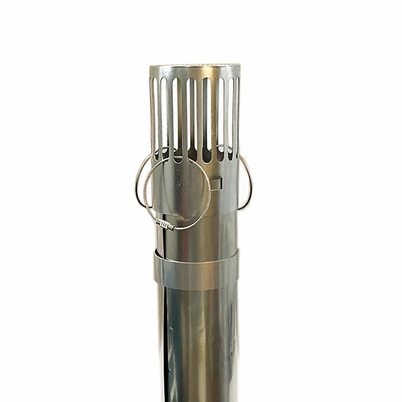 Camping-Holzofen-Kaminhaube 62mm Edelstahl Funkenfänger mit Regenschutz Hitzebeständige Ofenrohrabdeckung für Zelte – Detail 10