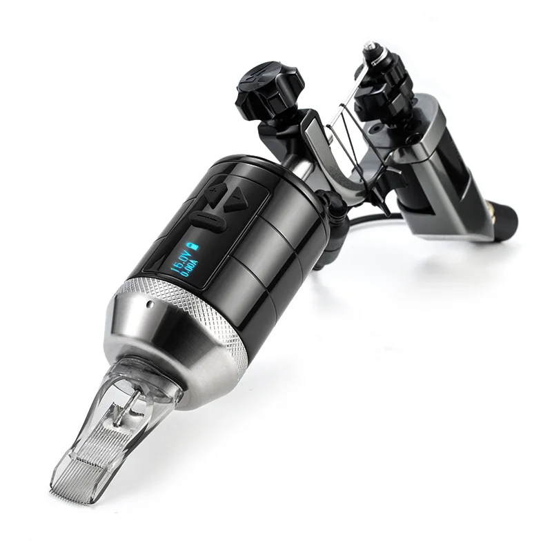 Tattoo Integrated Needle Wireless Control Handle Power Supply 1300mAh Rechargable Tattoo Battery Grip Machine Cartridge Socket
