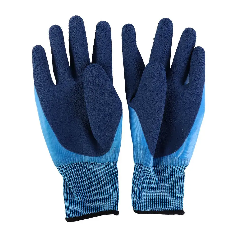 1 Pair Double Layer Fishing Garden Pet Protection Construction Engineering Latex Gloves Safety Industrial Gloves Work Gloves