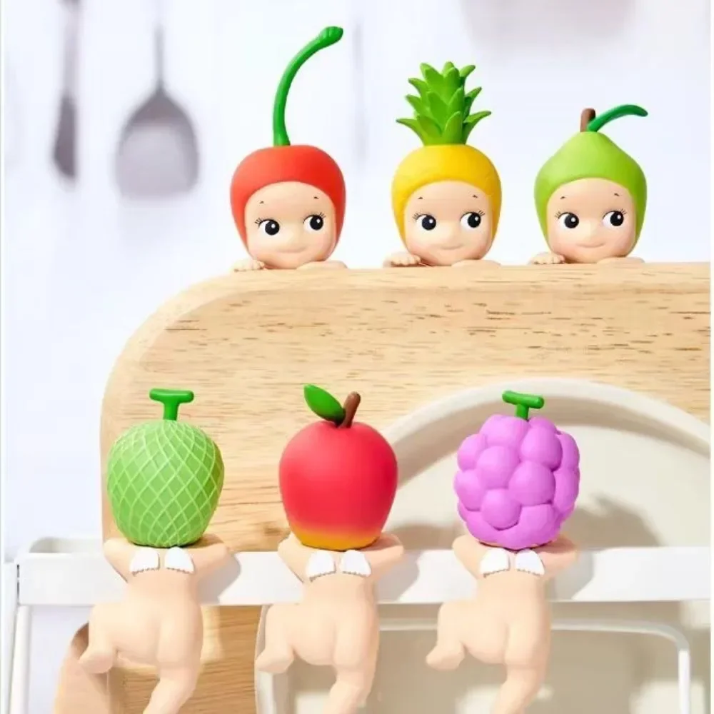 Blind Box Sonny Angel Hippers Fruit Style Figurka Kawaii 8cm PVC Figurka akcji Amine powrót do szkoły anime Figurka kolekcjonerska