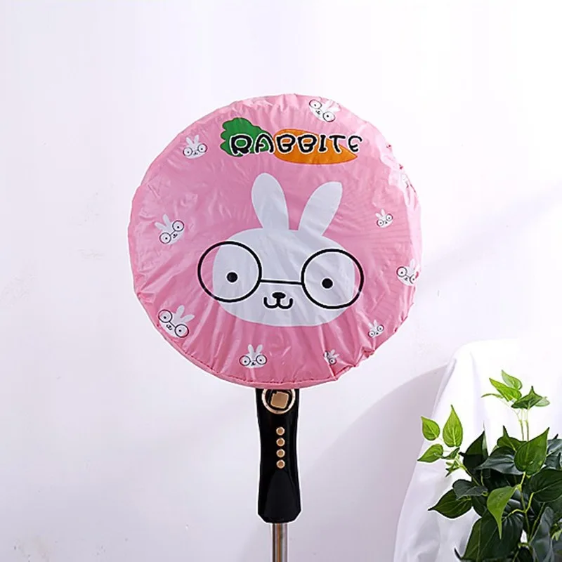 Fan Cover All-inclusive Round Electric Fan Protective Cover Anti-pollution Cute Cartoon Floor Electric Fan Dust Cover Fan Cover