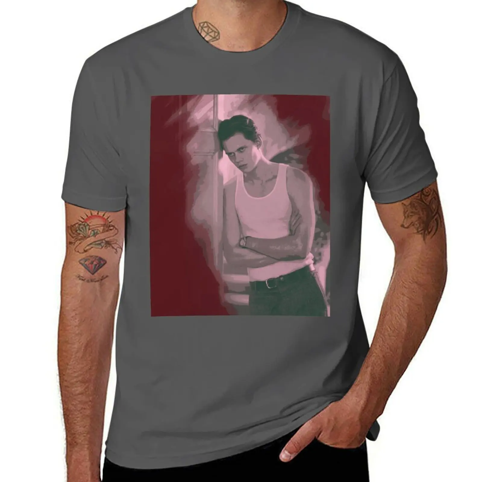 

Bill Skarsgrd T-Shirt Construction Work Tee Shirt