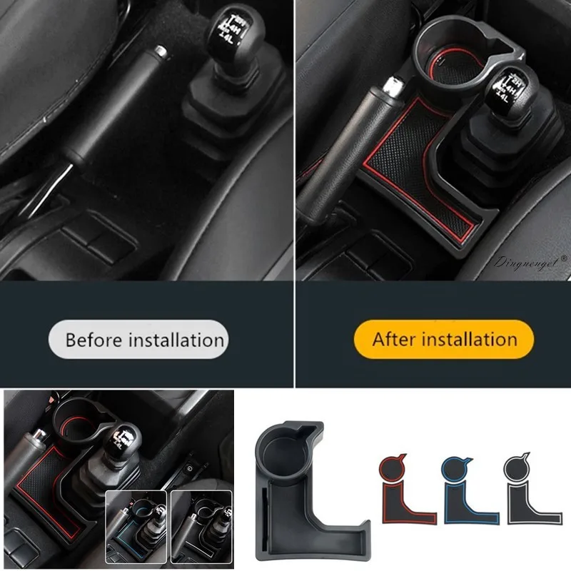 AT Automatic Transmission Three-Color Gear Shift Pad Center Storage Box for 2019+ Suzuki Jimny JB64/JB74 Models