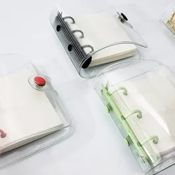 Transparent PVC cover, loose leaf notebook, card bag, mini notebook, small fresh pocket, metal coil, hand ledger