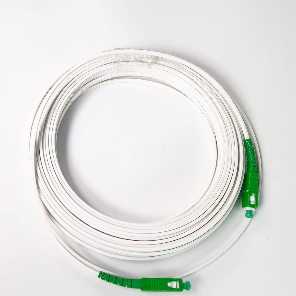 20M/30M Optic Drop Cable Patch Cord  FTTH SC/APC-SC/APC Fiber Optic Patch Cord Optical Cable G657A2 LSZH cable fibra optica