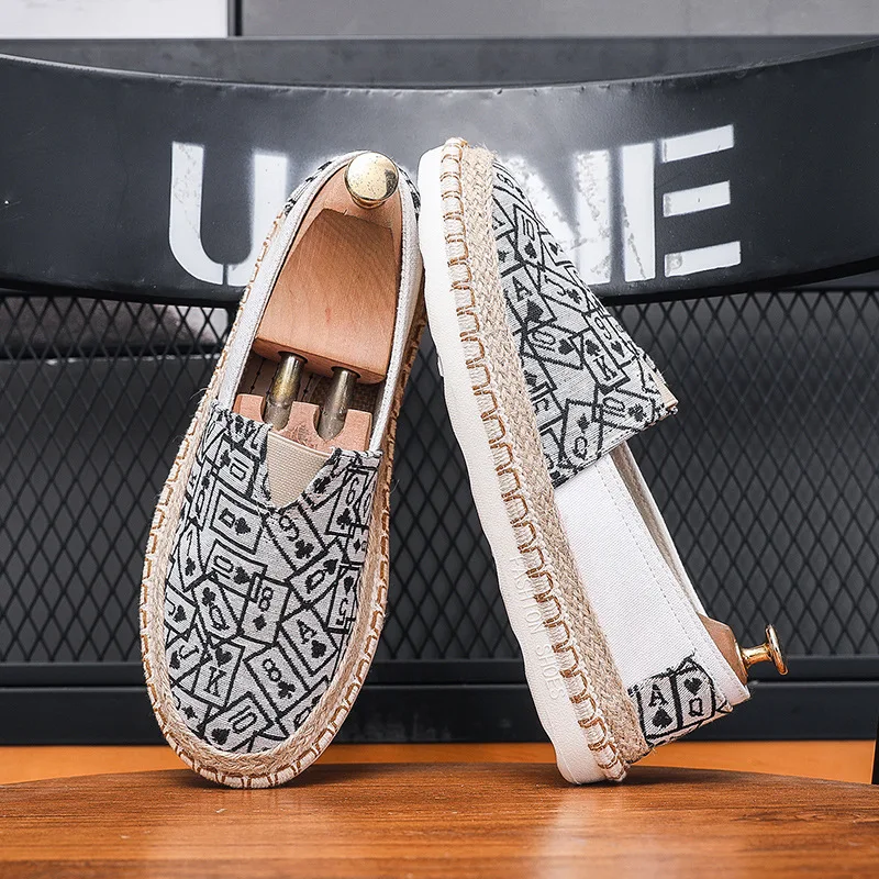 Letnie buty damskie Casual Female Sneakers Espadryle For Women Round Toe Slip-on 2024 New Slip On Solid Leisure Fisherman Slip