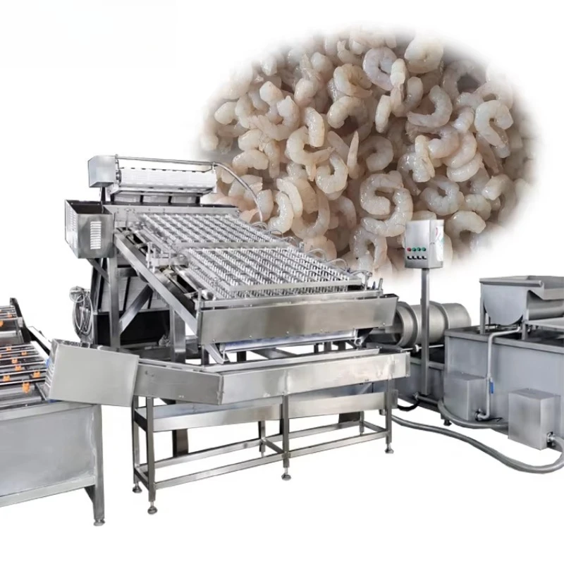 Machine Peeling Shrimp Frozen Dry Shrimp Shelling Machine Shrimp Deveiner Dehead Sheller Machine Customized