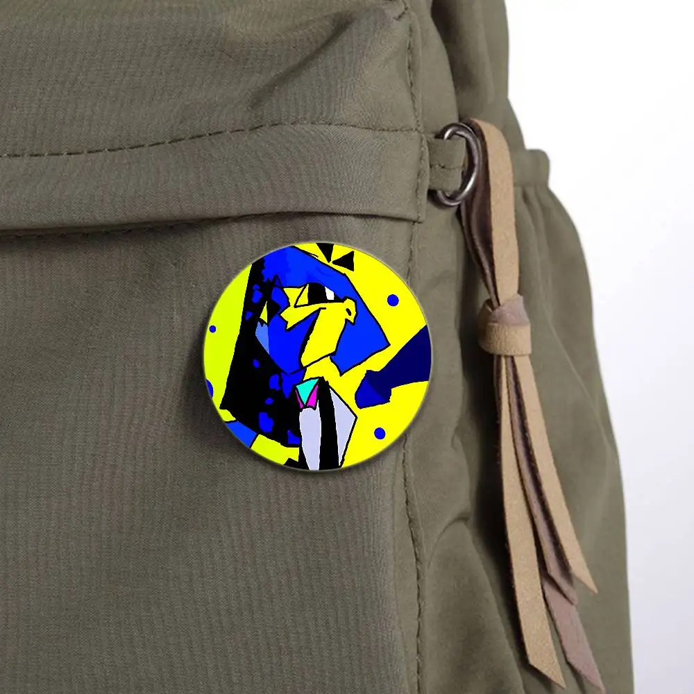 ENA D-Dream insignias para barbacoa, hojalata creativa, alfileres de botón suaves, broche con icono de Animal, insignia para mochila, accesorios, Pin S