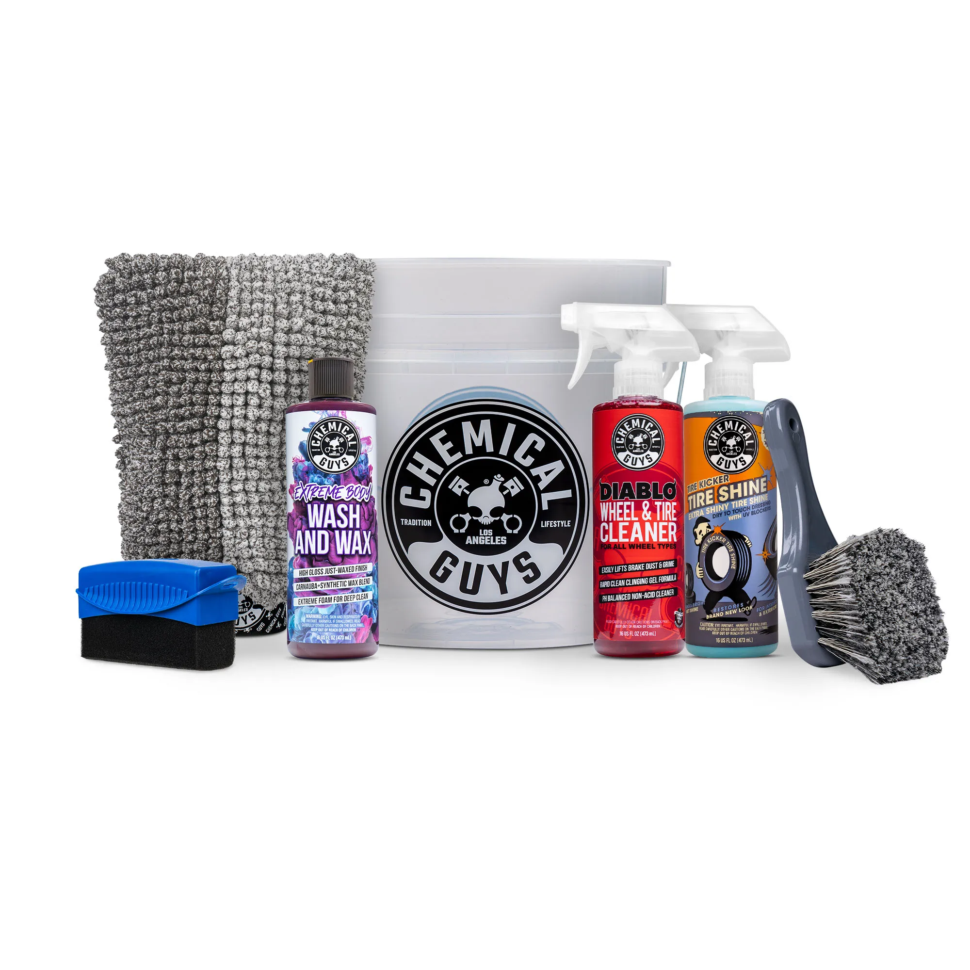 

Exterior Detailing Kit with 7 Essential Tools for Car Cleaning and Maintenance