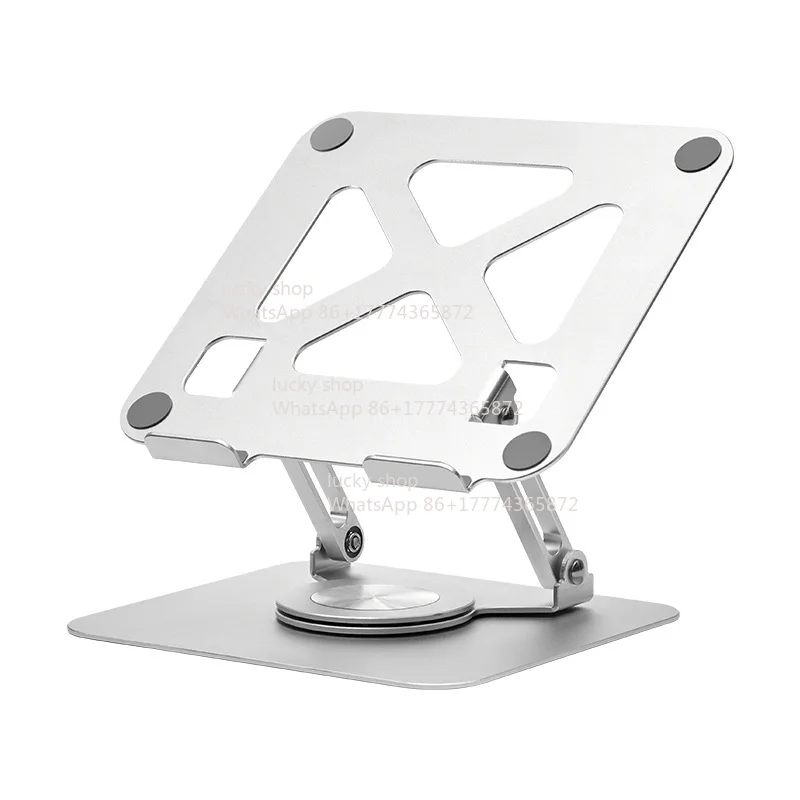 360 Degree Rotating Bracket Desktop Height Increase Folding Portable Aluminum Alloy Cooling Base