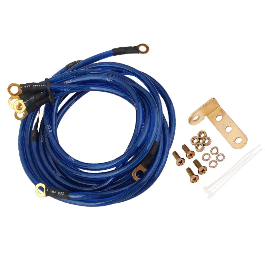 

5x Car Truck SUV color high-Performance Grounding Wire Cable
