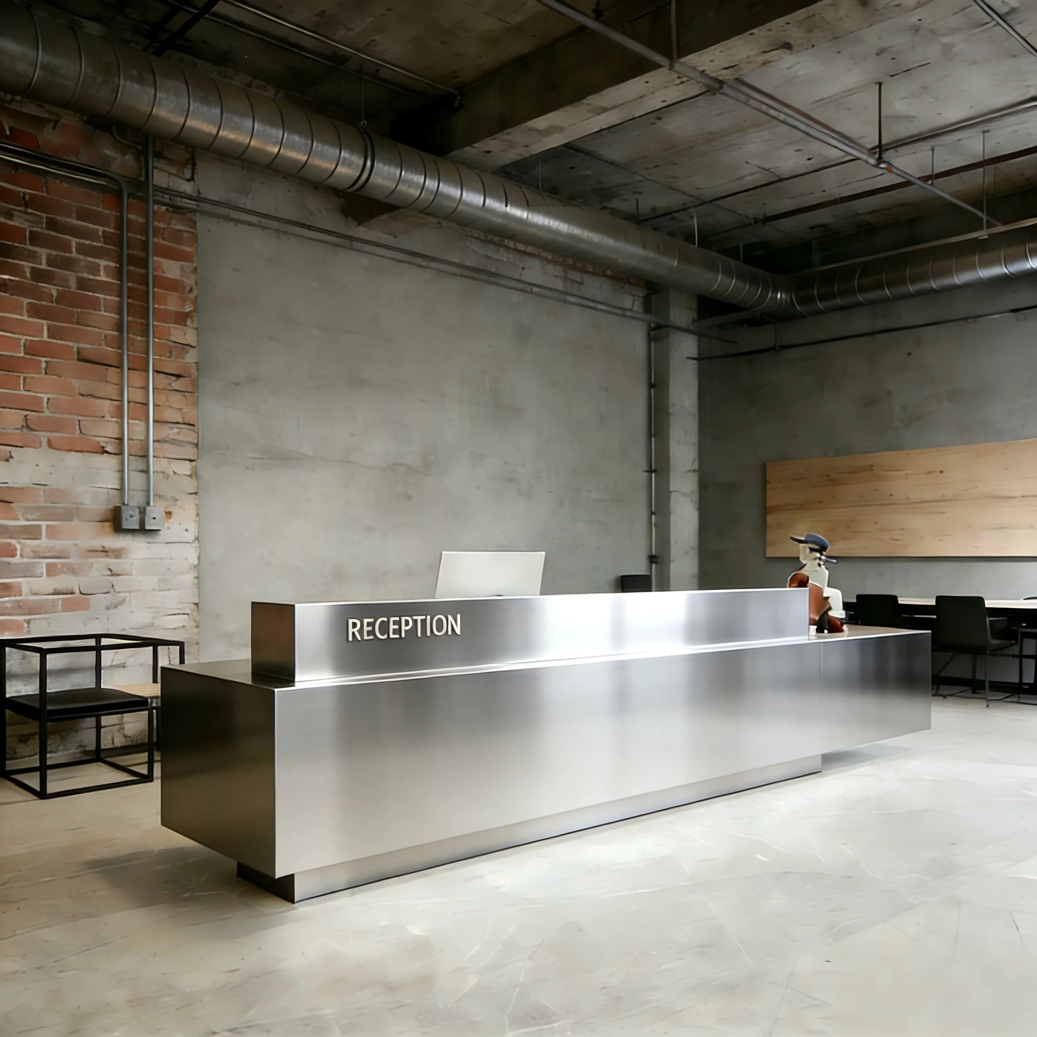 QT-271X Simple Creative Industrial Style Multifunctional Customizable E1 Certified 100cm Studio Company Hotel Desk