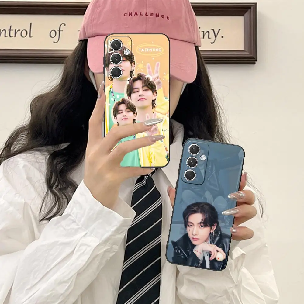 

Модный чехол для телефона Fashion Kim Hyung для Samsung Galaxy S26 S25 S24 S23 S22 S21 S20 Note20 Plus FE Ultra, красочный чехол-накладка