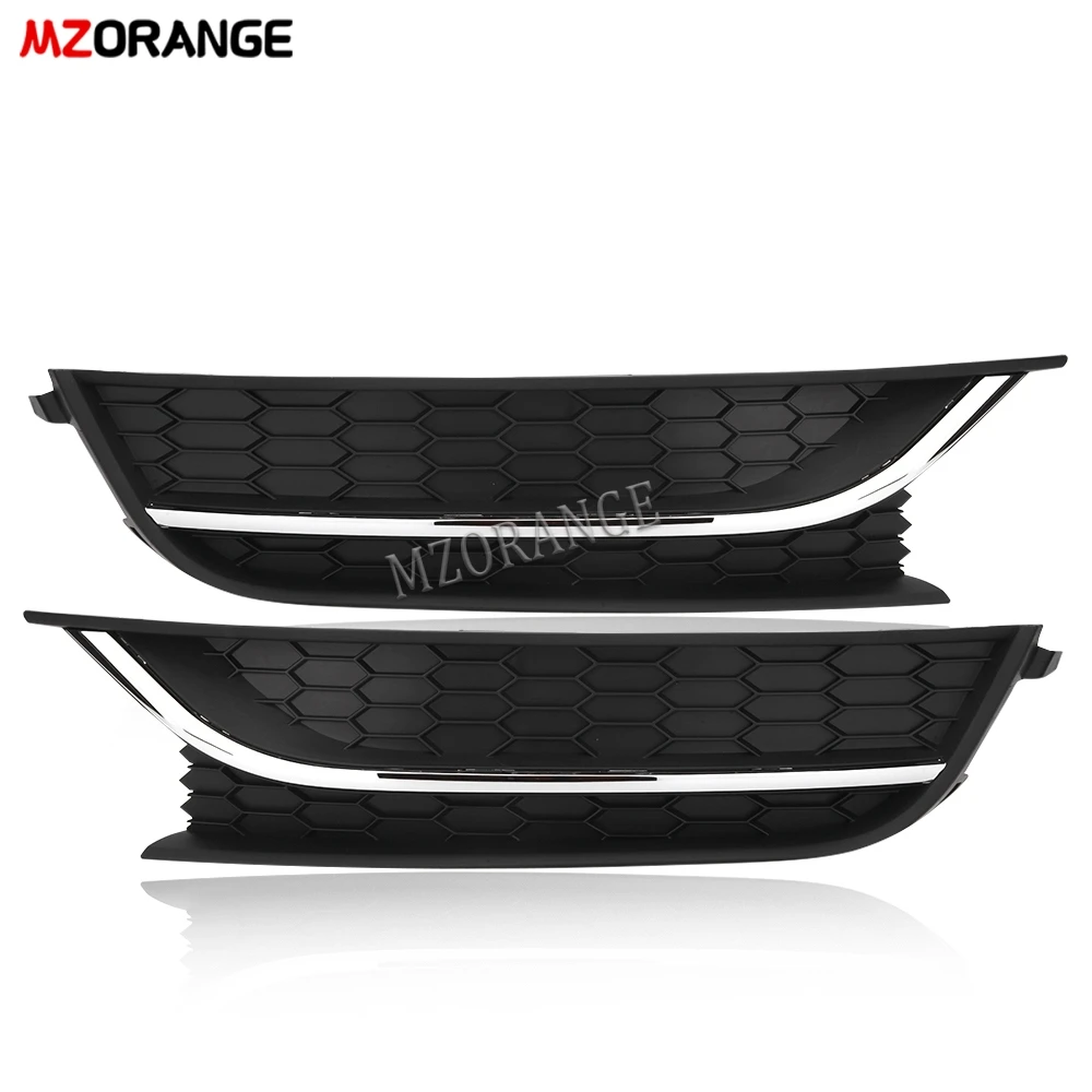 Car Fog Light Cover for VW Passat 2012 2013 2014 2015 Fog Lamp Grill Protector Trim Front Bumper Headlight Cover Auto Parts