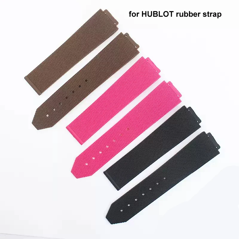 

Watch accessories for HUBLOT rubber strap waterproof silicone multi-color convex 21mm-15mm Women's watch band