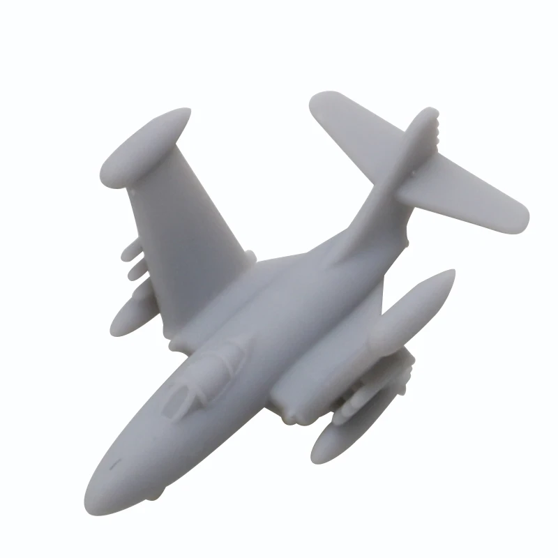 10PCS Simulation F9F Jet Fighter Length 4/16/28.8/33mm Folding Wing Ship-based Aircraft 3D Printed Model for DIY Painting Hobby